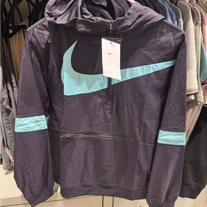 Nike Purple and Teal Jacket Windbreaker